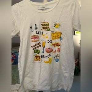 J crew graphic t - brunch
